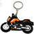 Faynci Duke Bike Logo Silicone Orange/Black/White Key Chain