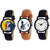 SW-AR-103-104-105 Metal Belt Black Color White Color Black Color Leather Combo Watch Combo Watch From Spryworld Spry World