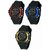 No Brand Round Dial Black Rubber Mechanical Kids watch