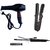 Combo pack of Chaoba Hair Dryer, Curler, Straightener