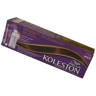 Buy Wella Koleston Expert Intense Hair Color Cream Dark Brown 303/0 100g  Online - Get 29% Off