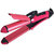2 in 1 Hair Curler and Straightener NHC-2009 - Pink