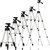Oxza 3110 Tripod  (Black, Supports Up to 1000)