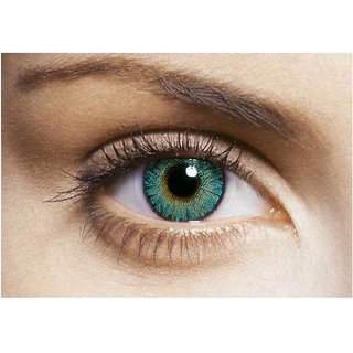 Buy Optify Dark Green Monthly Color Contact Lens 3 5 0 Power Dark Green Online Get 77 Off