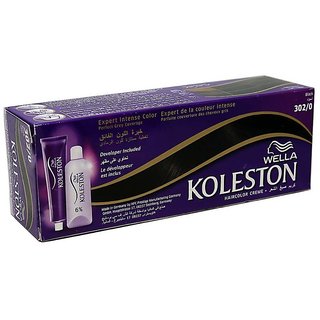 Buy Wella Koleston Expert Intense Hair Color Cream Natural Black 302/0 100g  Online @ ₹900 from ShopClues