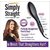 Simply Straight Ceramic Straightening Brush - (Hair Straightener, Curler and Styler - MutliColor
