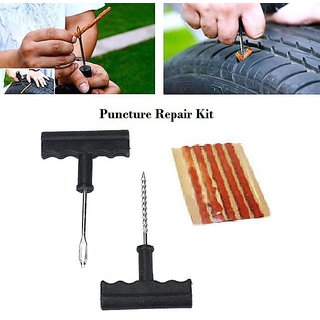 Tubeless Tyre Puncture Kit With Glue (Set of 1)