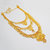 JewelMaze Brass Forming Gold Plated Necklace Set-1108125