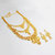 JewelMaze Brass Forming Gold Plated Necklace Set-1108125