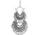 Indowestern Afghani Designer Tribal Collection Oxidised Silver Alloy Dangle Earring Antique Jewellery Chandbali EOS-106