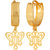 Cute Butterfly Hooped Hanging Earring Gold Plated for young girls by GoldNera