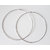 Fashion Women Girls Alloy Smooth Big Large Round Hoop Earrings 85mm Silver Color