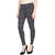 Aiyra Women's Black Printed stretchable Jegging