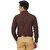 Vixeen Full Sleeve slim Fit Plain Formal Shirt for Man,Casual Shirts,100 Cotton Shirts,Plain Shirts Cotton, Brown