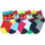 Neska Moda Premium Cotton Ankle Length Multicolor Kids 6 Pair Socks For 1 To 3 Years SK545