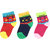 Neska Moda Premium Cotton Ankle Length Multicolor Kids 6 Pair Socks For 1 To 3 Years SK545