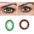TruOm Brown  Green Colour Monthly(Zero Power) Contact Lens