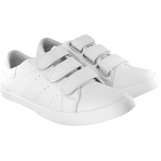 white velcro mens shoes