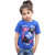 Neeba Fashion Wear Stylish Blue T-Shirt For Kid's
