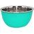 LEOPINE Stainless Steel Plastic Coated Storage GREEN Bowl (1 Pc.)-16 cm Each