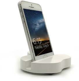 VAH  Apple Design Mobile Phone Stand / Holder For Smartphone (White)