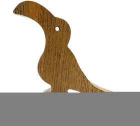 VAH Toucan BirdDesign Small Non-Slip wooden Door Stoppers - To Stop Or Jam the Doors