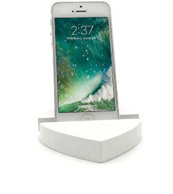 VAH  Heart Design Mobile Phone Stand / Holder For Smartphone (White)