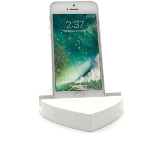 VAH  Heart Design Mobile Phone Stand / Holder For Smartphone (White)