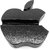 VAH  Apple Design Mobile Phone Stand / Holder For Smartphone (Black)