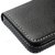 Pocket Size Stitched Leather Visiting Card Holder For Keeping Business Card- Black