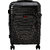F Gear Valkyrie Polycarbonate 73 (cm) Black Hardsided Suitcase (4 Wheel Trolley Case)
