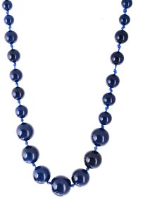 Necklace Chain for Women Dark Blue Semi Precious Quartz Stone