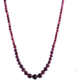                       Necklace Chain for Women Shaded Purple Semi Precious Quartz Stone                                              