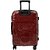F Gear Valkyrie Polycarbonate 55 (cm) Maroon Hardsided Suitcase (4 Wheel Trolley Case)