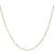 92.5 Sterling Silver Tubular Rhodium Finish Chain for Women (16 / 18 inches)