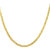 92.5 Sterling Silver Dual Tone (Gold and Silver Finish) Linked Chain for Women (16 inches)