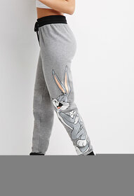 Code Yellow Women's Drawstring Bunny Rabit Graphic Printed Pocket Jegging/ Yoga Wear /Gym Wear /Sport's Wear