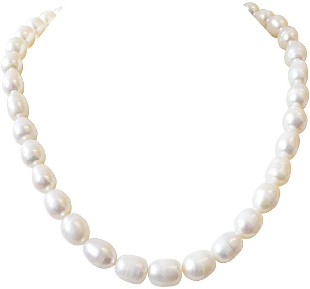 Large Mother of Pearl Statement Necklace - Reveka Rose
