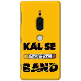 Buy Kal Se Sutta Band Designer Back Cover For Sony Xperia Xz2