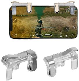 Metal L1R1 Mobile PUBG Controller Aim Fire Button Assist Tool Gaming Joystick Handle for Android and iPhone