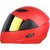 Virgo Zdi Plus Red Color Motorbike Helmet (Yellow Visor)