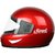 Virgo Airzed Motorbike Helmet (AirzedCherry-RedGlossyClear)