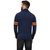 Paddle Up Navy Solid Cotton Shrug for Men