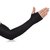 Let's Slim Arm Sleeves UV Sun Protection Arm Cover Sleeves Cooling Long Sleeves Universal Fit for MenWomenKids (Black)