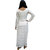 Shilpa White Plain Cotton Stitched kurti For Women