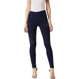 Miss Chase Women's Navy Be A Voice Skinny Jeans Miss Chase Women's Navy Be A Voice Skinny Jeans