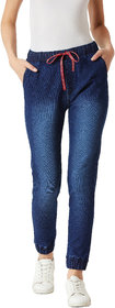 Miss Chase Women's Navy The Gossip Girl Denim Jogger