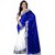 MMW Women's Embroidered Saree with Blouse Piece(Free Size)