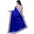MMW Women's Embroidered Saree with Blouse Piece(Free Size)