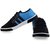 Hotstyle Blue Canvas PVC Smart Casual Lace-up Sneakers For Men